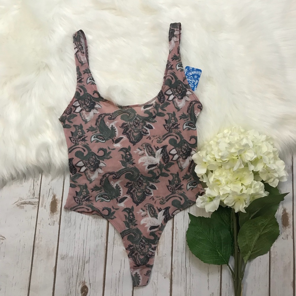 Free People Body Suit in Freesia Pink - Picture 6 of 7